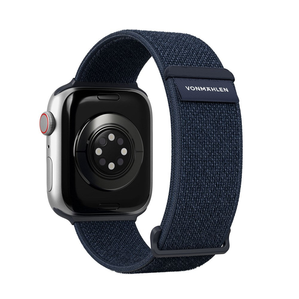 Apple Watch (42/44/45/46/SE/49mm) Vonmählen Fitness Loop 2 Nylon Rem - Blå