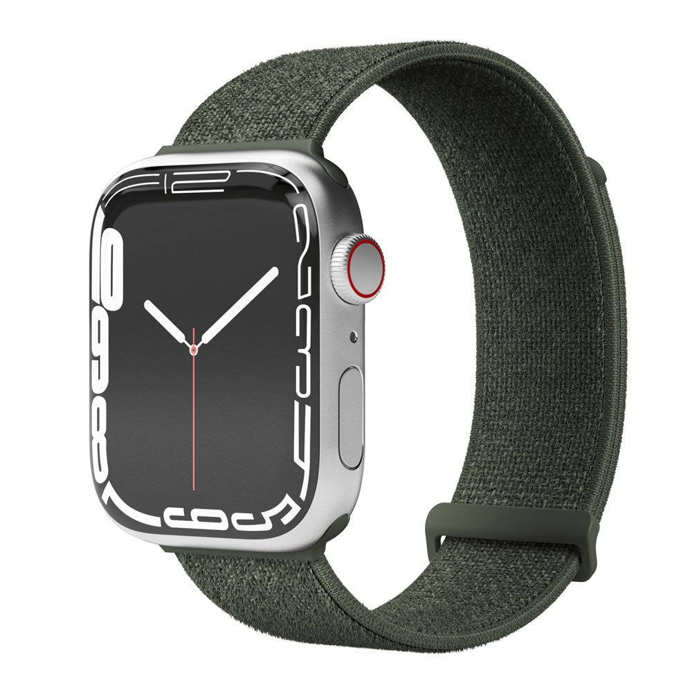 Apple Watch (38/40/SE/41/42mm) Vonmählen Fitness Loop 2 Nylon Rem - Grøn