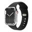 Apple Watch (38/40/SE/41/42mm) Vonmählen Classic Band 2 Genanvendt Silikone Rem - Sort