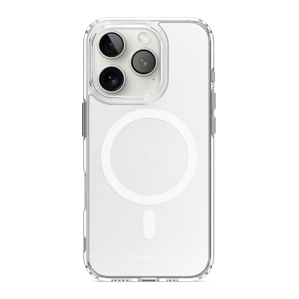 Vonmählen iPhone 16 Pro Transparent Cover - MagSafe Kompatibel - Hvid