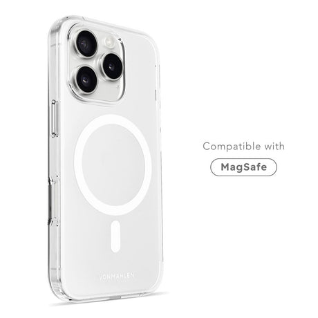 Vonmählen iPhone 16 Pro Transparent Cover - MagSafe Kompatibel - Hvid