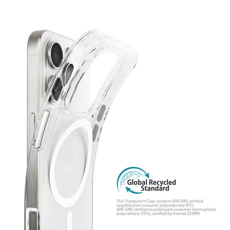 Vonmählen iPhone 16 Pro Transparent Cover - MagSafe Kompatibel - Hvid