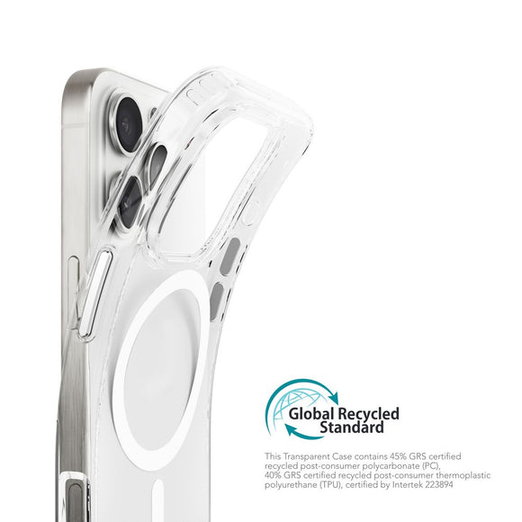 Vonmählen iPhone 16 Pro Transparent Cover - MagSafe Kompatibel - Hvid