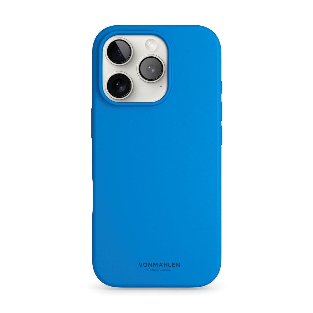 Vonmählen iPhone 16 Pro Eco Silikone Cover - MagSafe Kompatibel - Sky Captain
