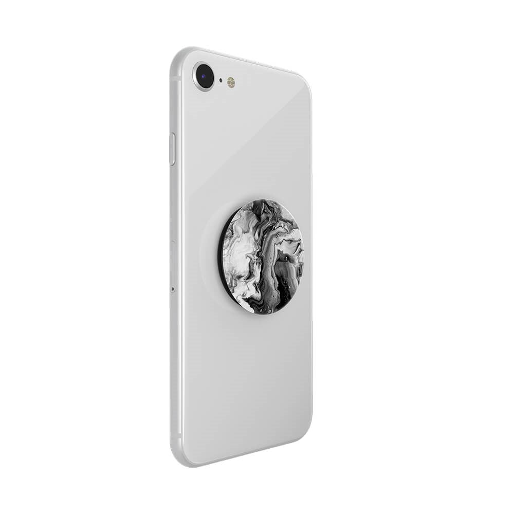 POPSOCKETS PopGrip Ghost Marble Aftageligt Greb m. Standerfunktion