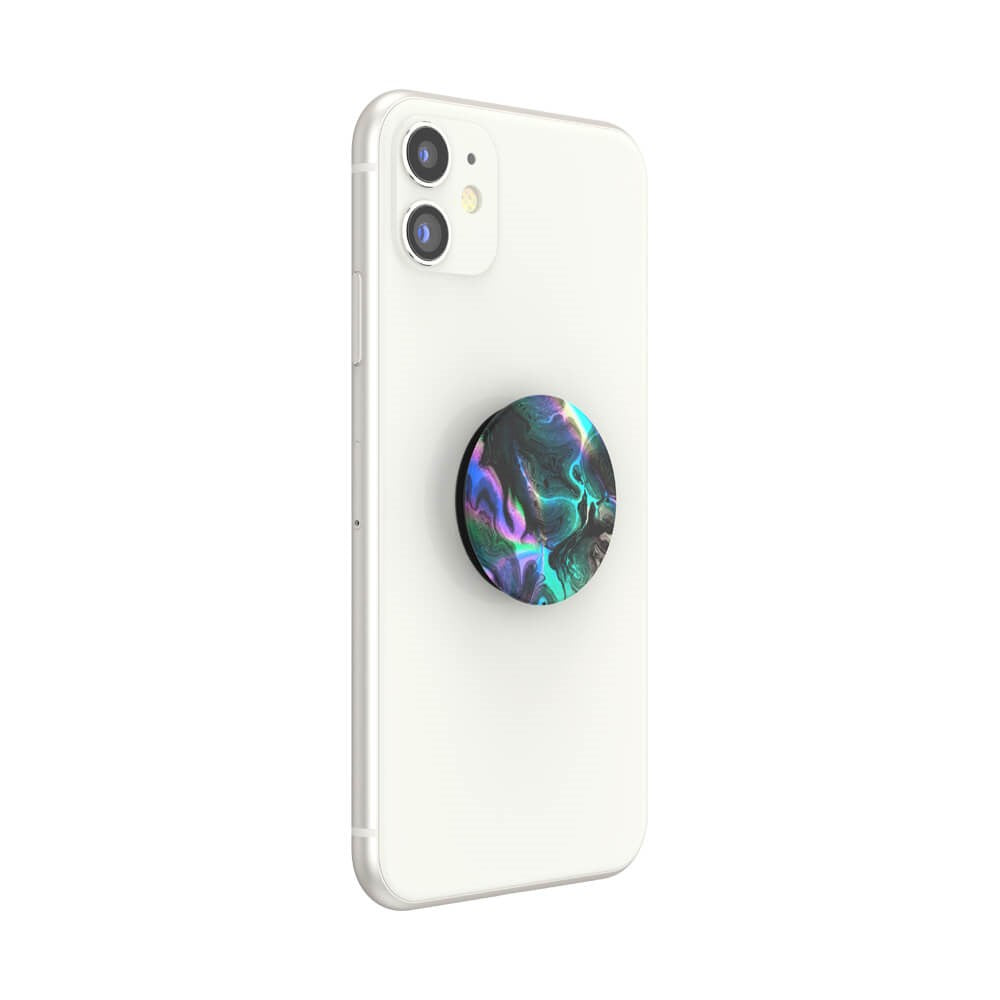 POPSOCKETS PopGrip Oil Agate Aftageligt Greb m. Standerfunktion