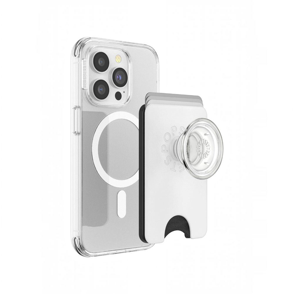 POPSOCKETS PopWallet MagSafe Kortholder - Hvid