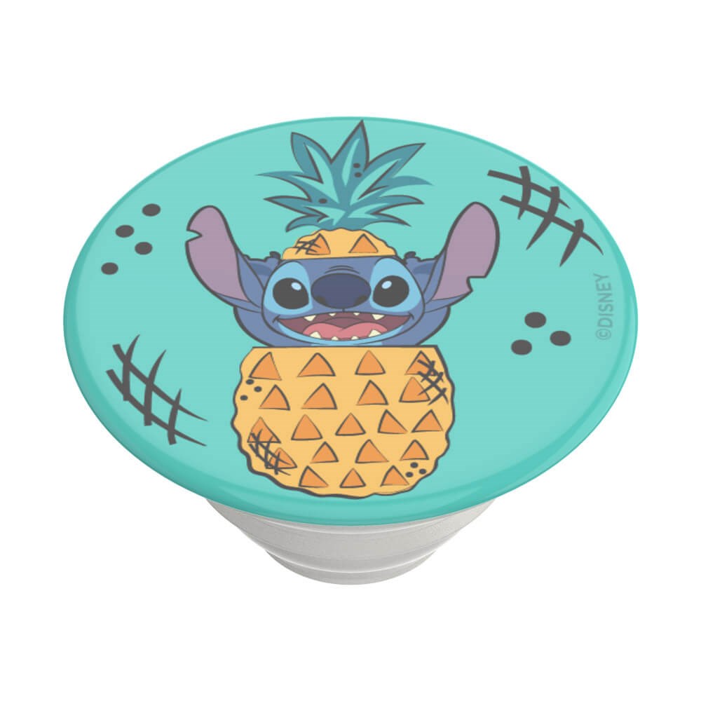 POPSOCKETS PopGrip Stitch Pineapple Aftageligt Greb m. Standerfunktion