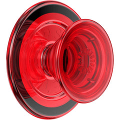 POPSOCKETS PopGrip Danger Red Translucent MagSafe Aftageligt Greb m. Standerfunktion