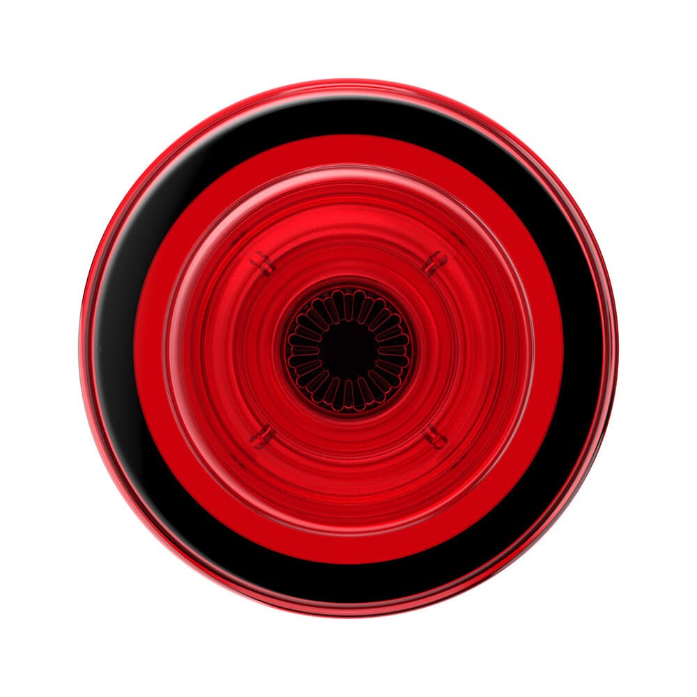 POPSOCKETS PopGrip Danger Red Translucent MagSafe Aftageligt Greb m. Standerfunktion