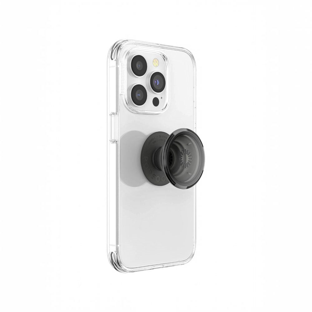 POPSOCKETS PopGrip Aftageligt Greb m. Standerfunktion - Transluscent Black