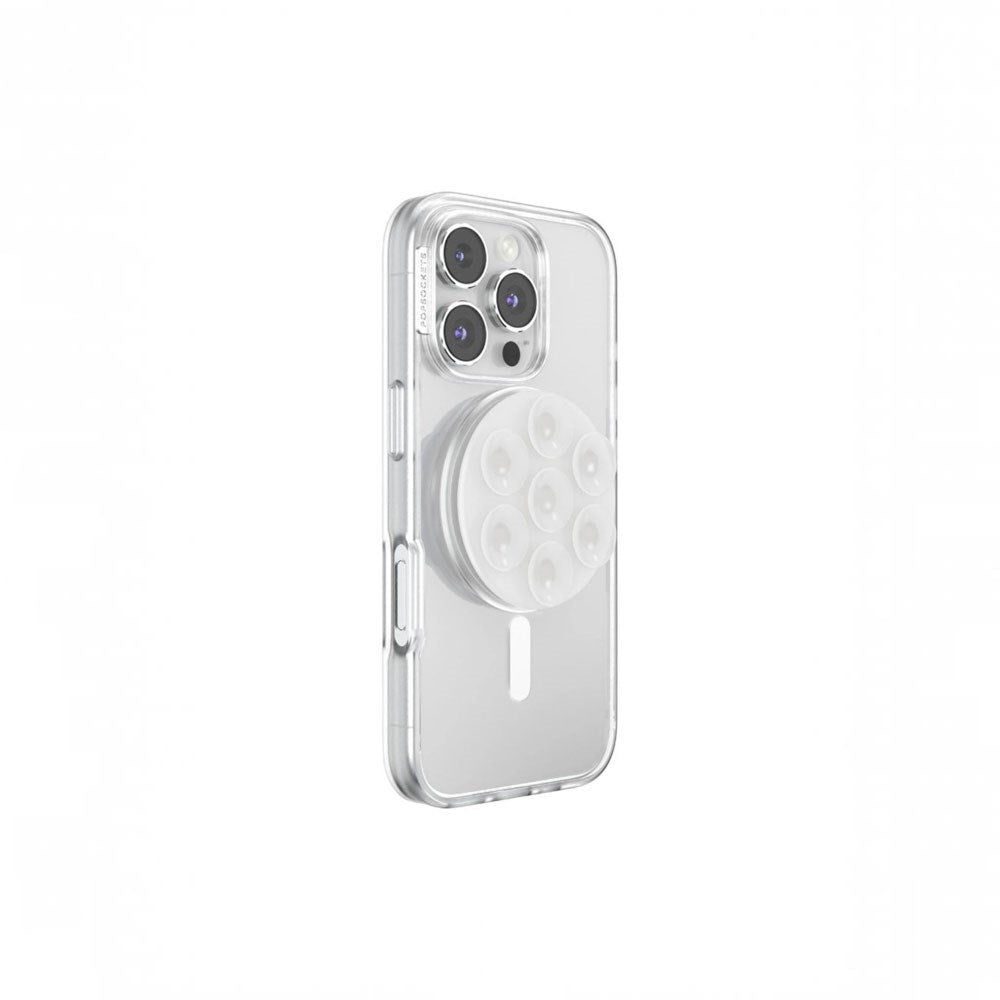 POPSOCKETS Suck-Up Grip - MagSafe Kompatibel - Gennemsigtig