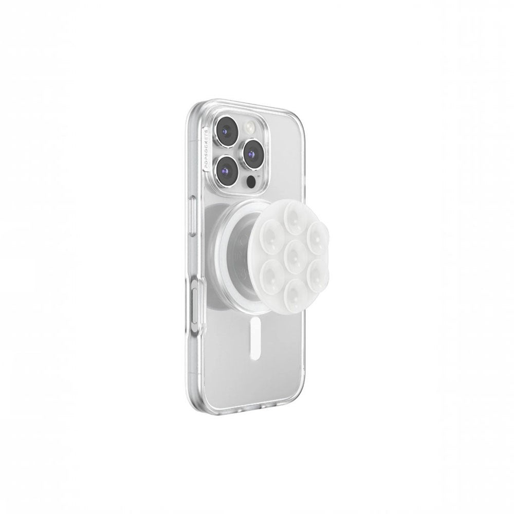 POPSOCKETS Suck-Up Grip - MagSafe Kompatibel - Gennemsigtig