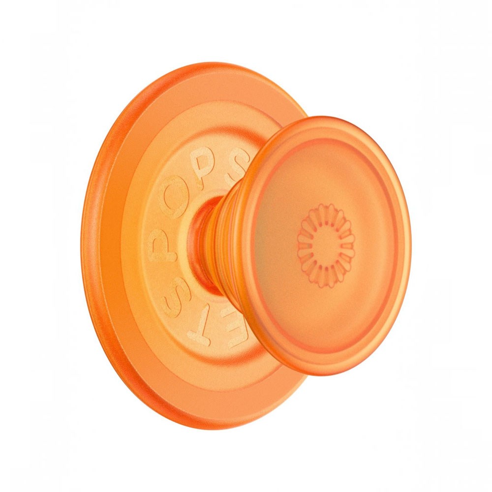 POPSOCKETS PopGrip MagSafe - Aftageligt Greb m. Standerfunktion - Orange Zest