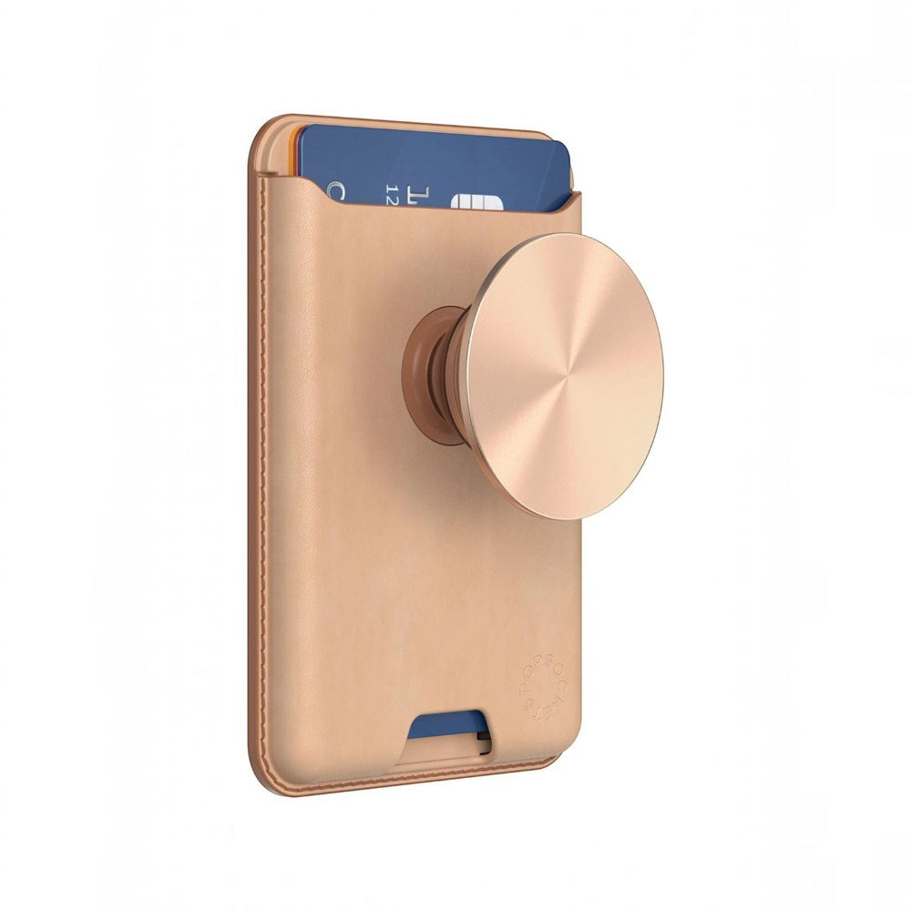 POPSOCKETS PopWallet Kortholder - MagSafe Kompatibel - Guld