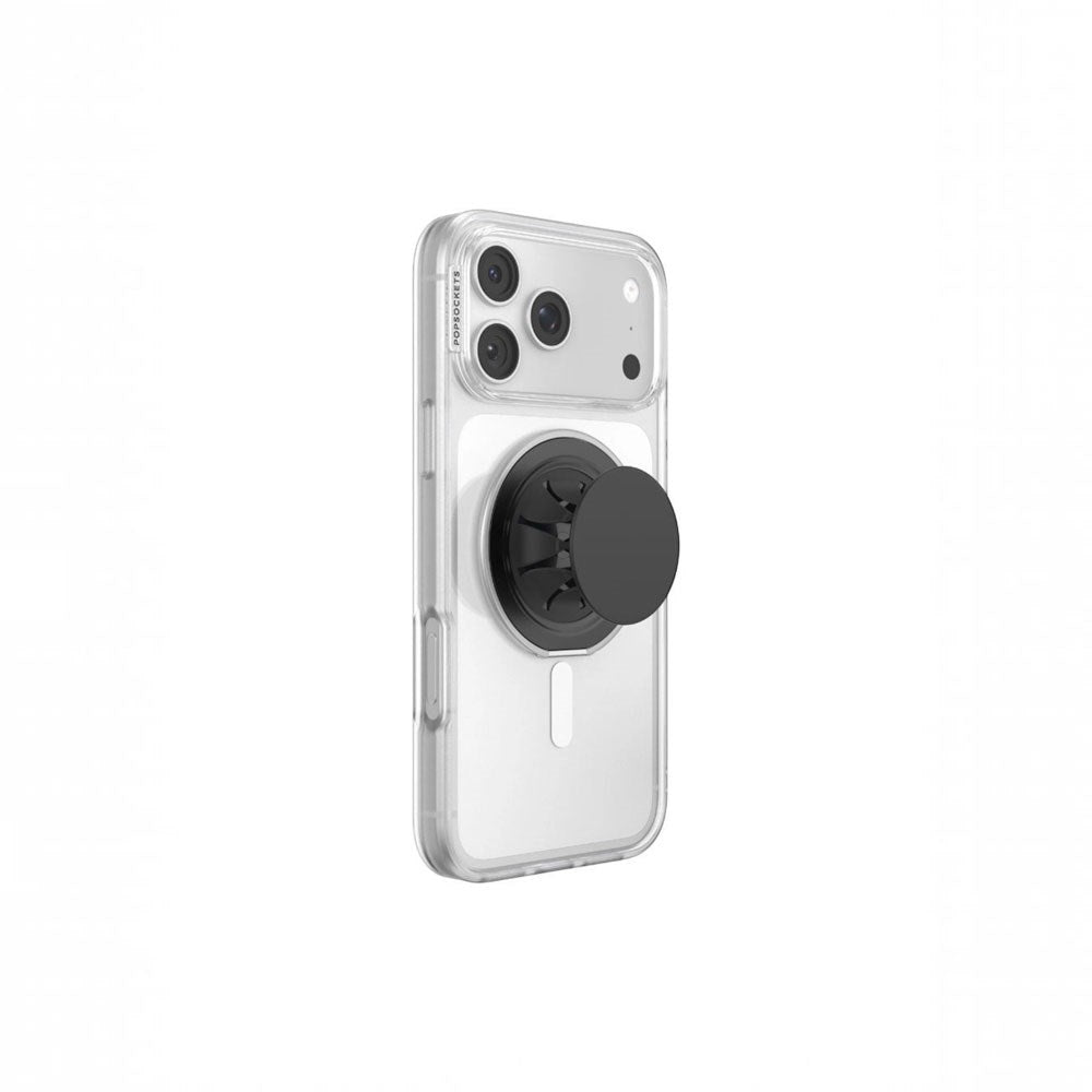 POPSOCKETS Low-Pro MagSafe m. Ståfunktion - Sort