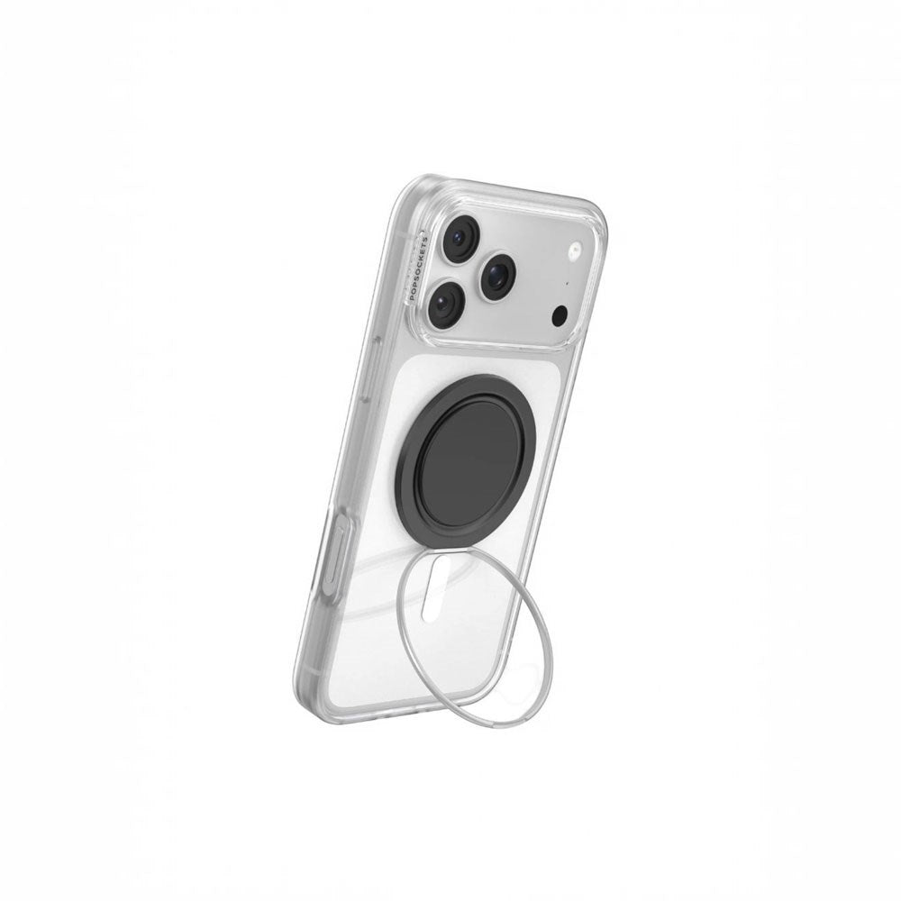POPSOCKETS Low-Pro MagSafe m. Ståfunktion - Sort