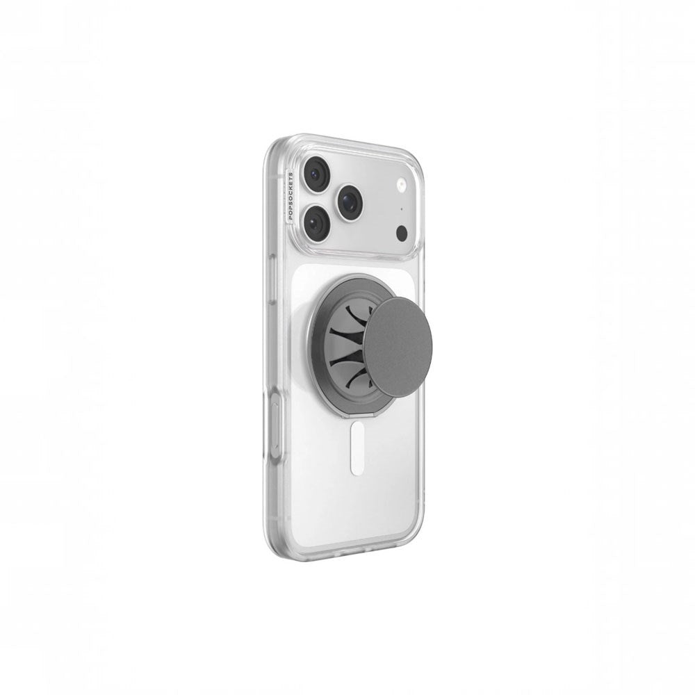 POPSOCKETS Low-Pro MagSafe m. Ståfunktion - Gunmetal
