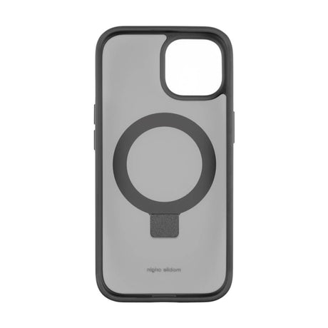 iPhone 15 Mobile Origin RingMag Fleksibelt Plastik Cover - Sort / Gennemsigtig