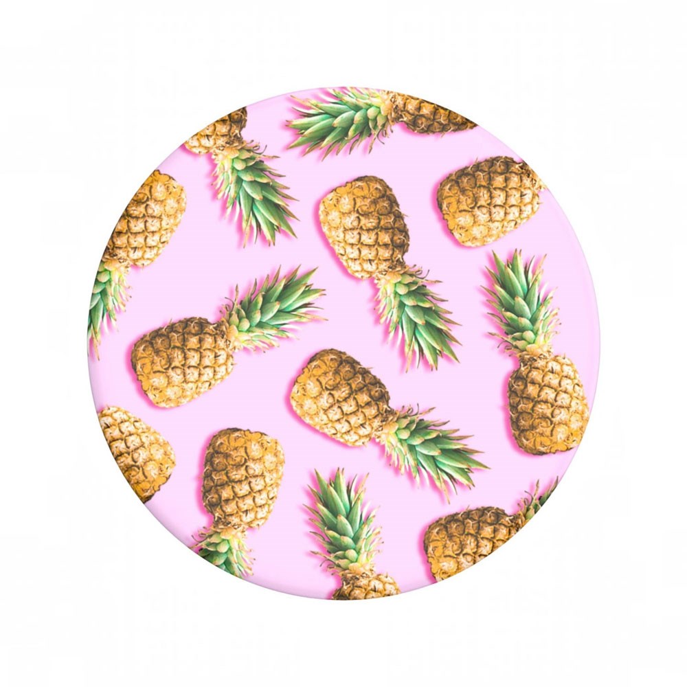 POPSOCKETS Basic Grip m. Ståfunktion - Pineapple Palooza