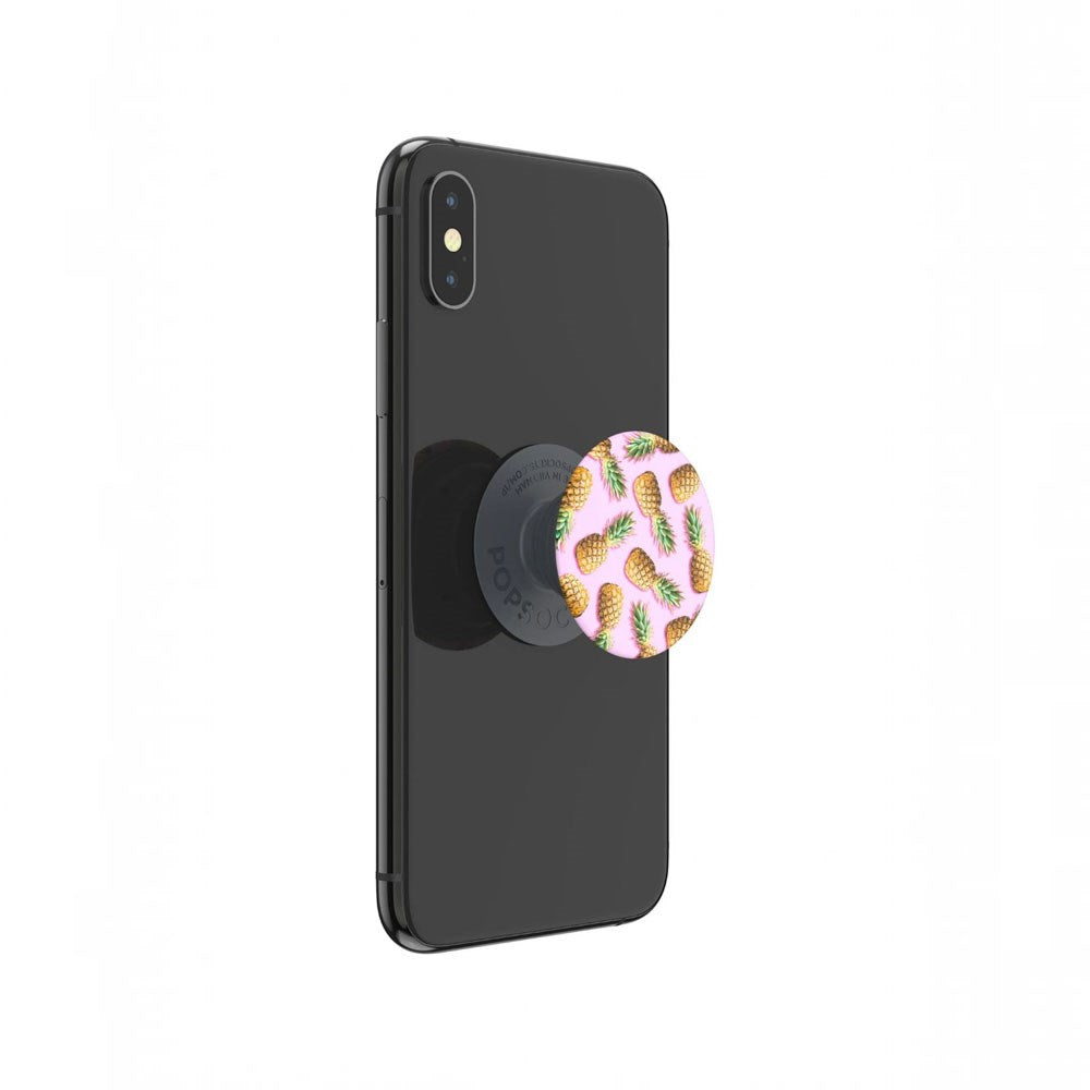 POPSOCKETS Basic Grip m. Ståfunktion - Pineapple Palooza