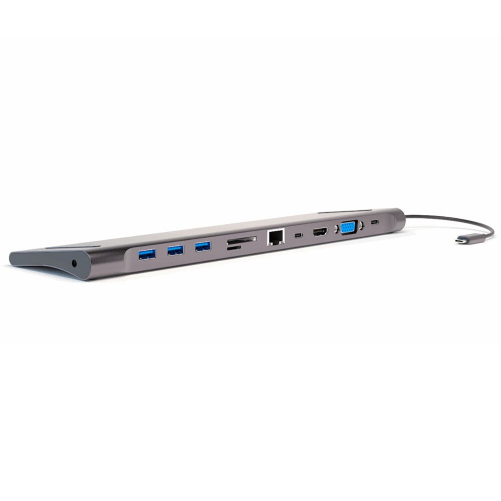 4smarts 11-i-1 USB-C Hub & Universal Tablet / Laptop Stander - Grå