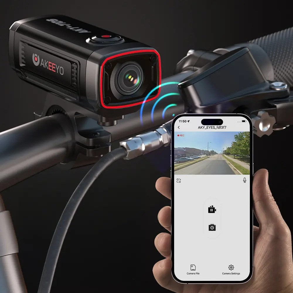 AKY-710S Cykelkamera AKEEYO - Sort