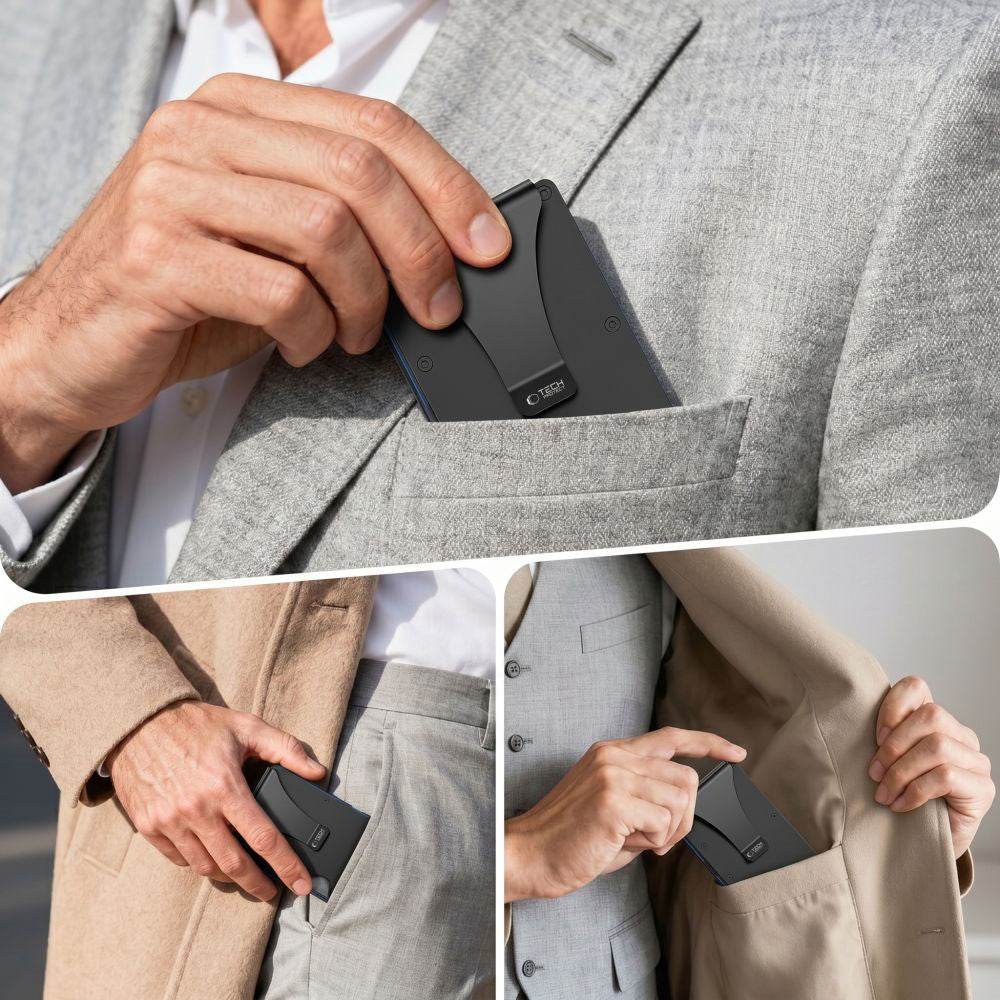 Tech-Protect Thorn RFID Kortholder - Sort