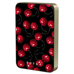 Burga PowerBank 5000mAh m. Trådløs Opladning & 20W USB-C Stik - MagSafe Kompatibel - Cherrybomb