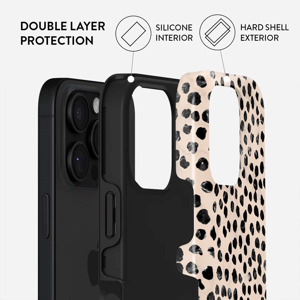 Burga iPhone 16 Pro Tough Fashion Case - Almond Latte