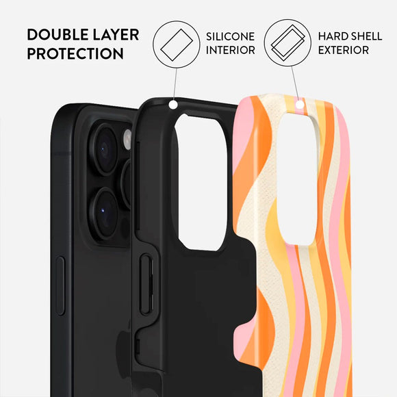 Burga iPhone 16 Pro Tough Fashion Case - Flower Power