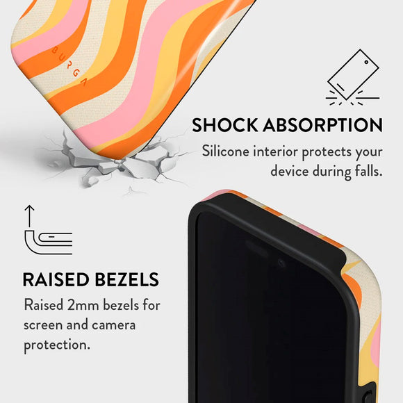 Burga iPhone 16 Pro Tough Fashion Case - Flower Power