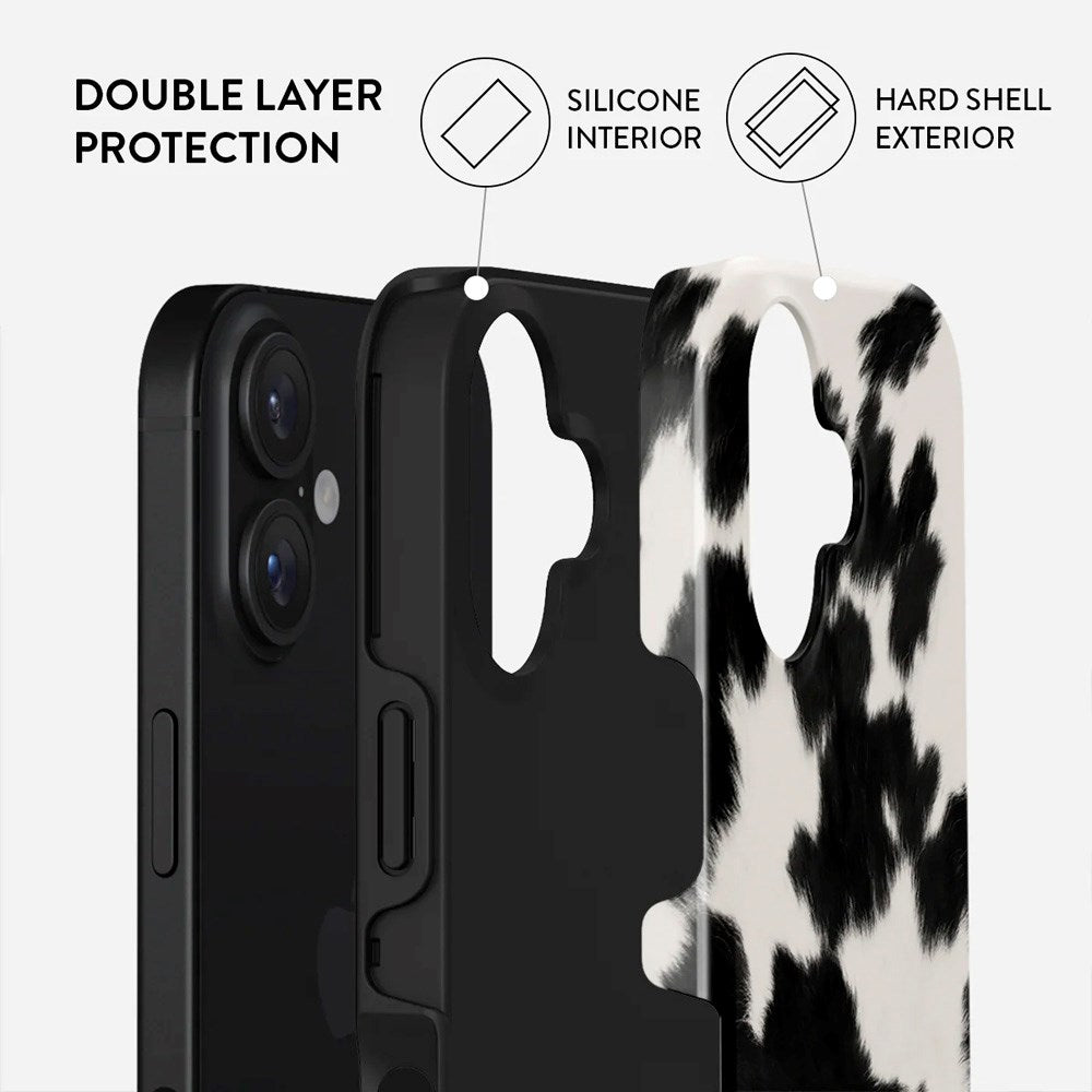 iPhone 16 Burga Tough Fashion Case - MagSafe Kompatibel - Achromatic