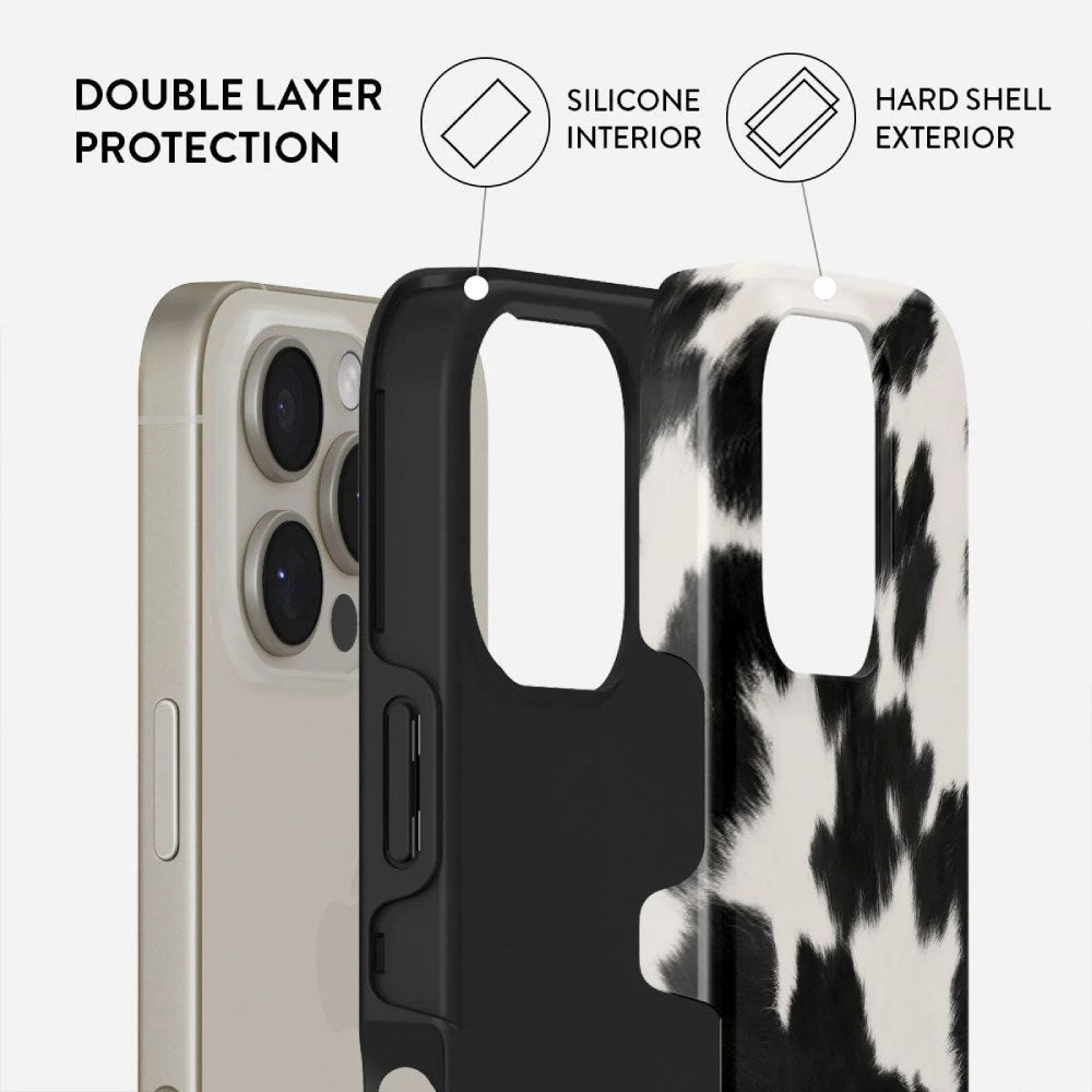 iPhone 16 Pro Burga Tough Fashion Case - MagSafe Kompatibel - Achromatic