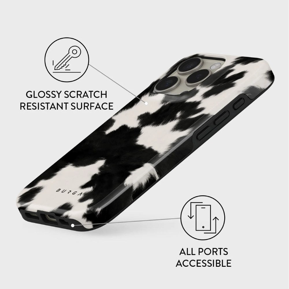 iPhone 16 Pro Burga Tough Fashion Case - MagSafe Kompatibel - Achromatic