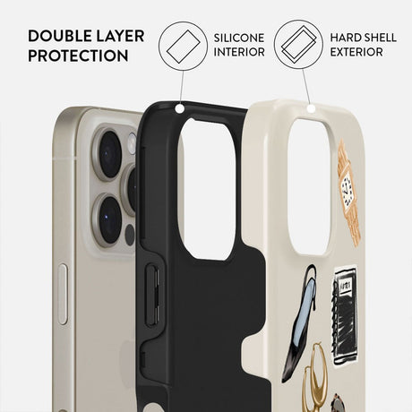 Burga iPhone 16 Pro Tough Fashion Case - Boss Babe