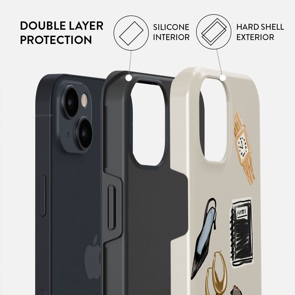 Burga iPhone 14 Tough Fashion Case - Boss Babe
