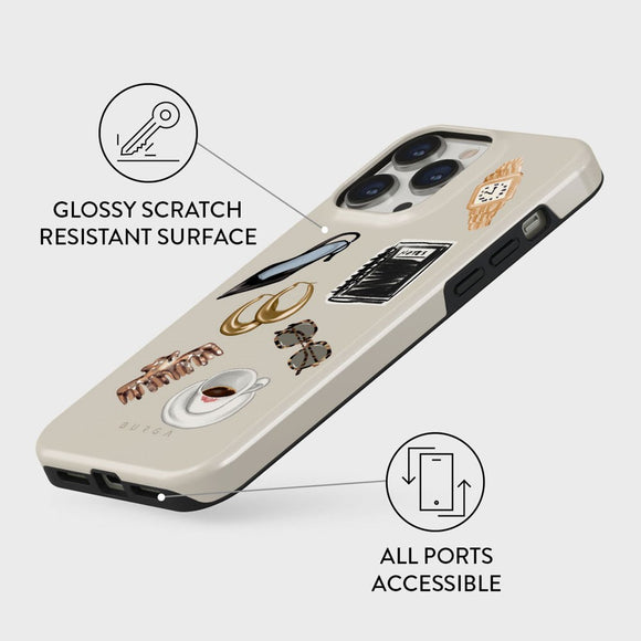 Burga iPhone 14 Pro Tough Fashion Case - Boss Babe