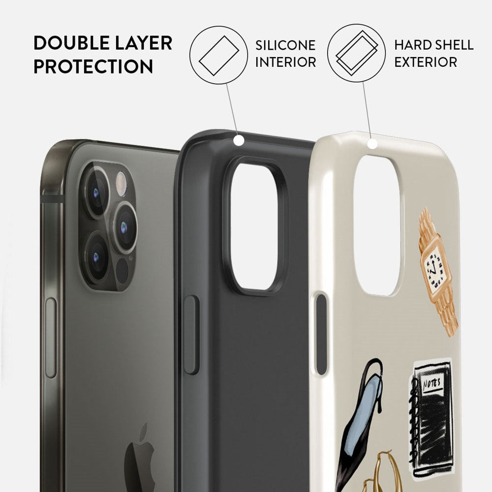 Burga iPhone 12 / 12 Pro Tough Fashion Case - Boss Babe