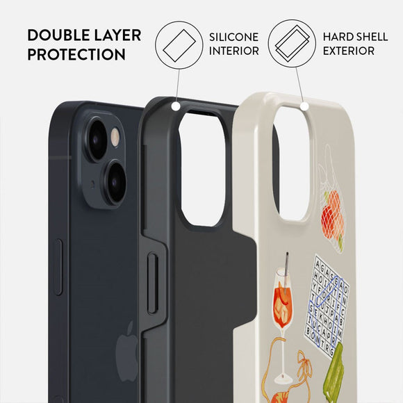 Burga iPhone 14 Tough Fashion Case - Seaside Muse