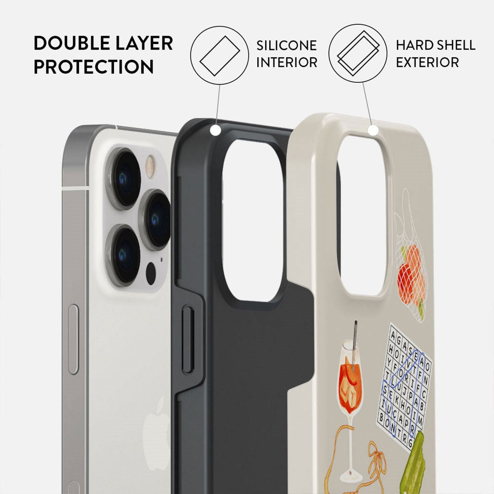 Burga iPhone 14 Pro Tough Fashion Case - Seaside Muse