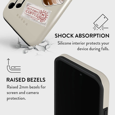 Burga iPhone 14 Pro Tough Fashion Case - Oat Milk Please