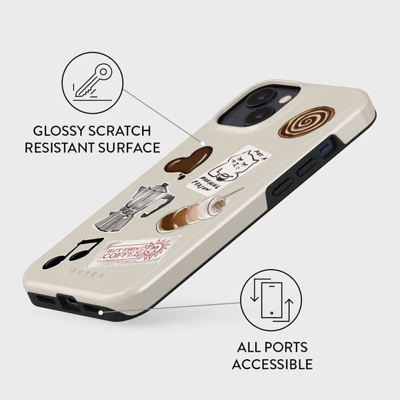 Burga iPhone 13 Tough Fashion Case - Oat Milk Please