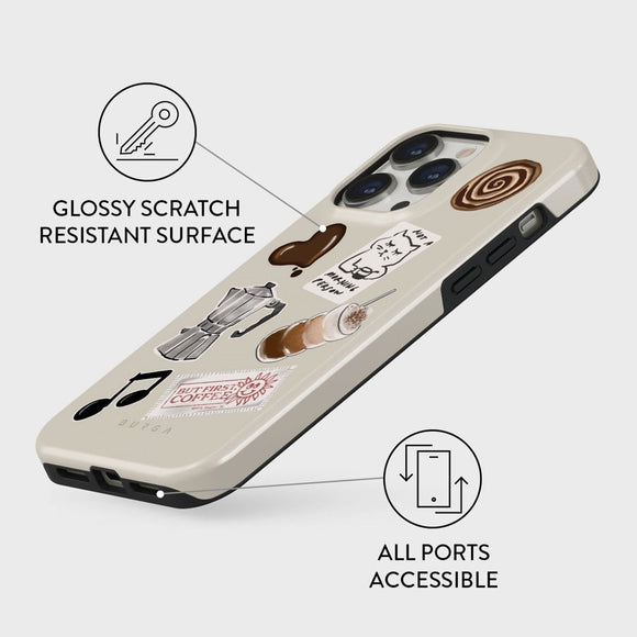 Burga iPhone 13 Pro Tough Fashion Case - Oat Milk Please