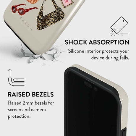 Burga iPhone 15 Pro Tough Fashion Case - It Girl