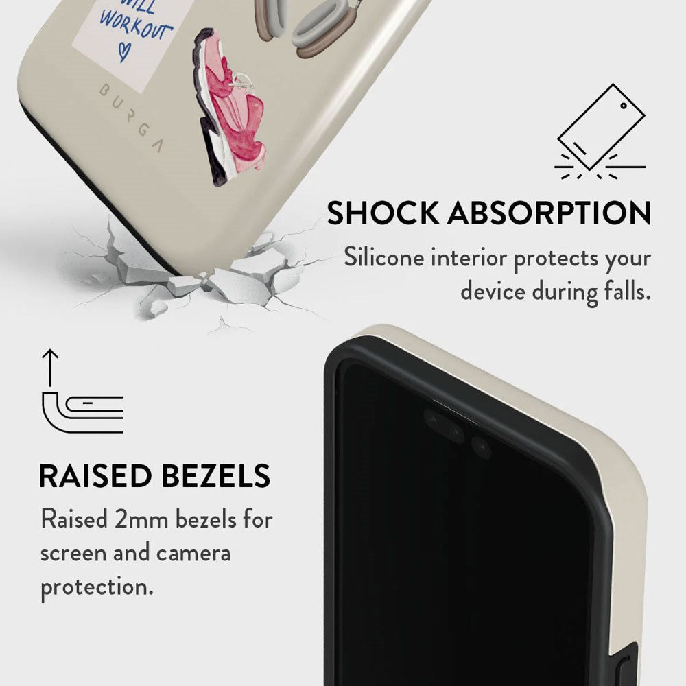 Burga iPhone 15 Pro Tough Fashion Case - 5AM Club
