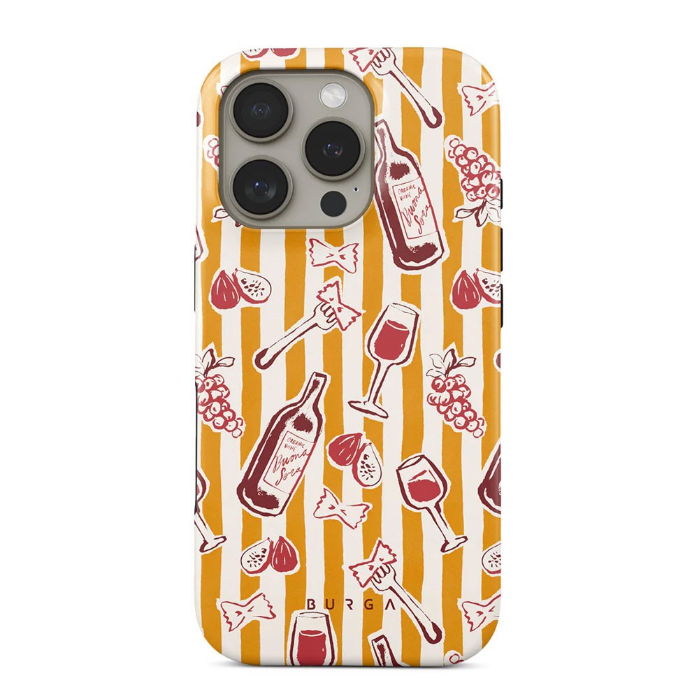 iPhone 16 Pro Burga Tough Fashion Case - MagSafe Kompatibel - Buona Sera