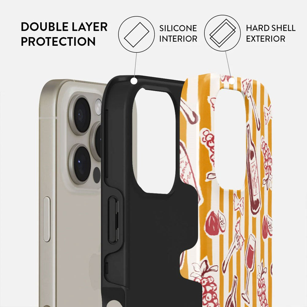 iPhone 16 Pro Burga Tough Fashion Case - MagSafe Kompatibel - Buona Sera