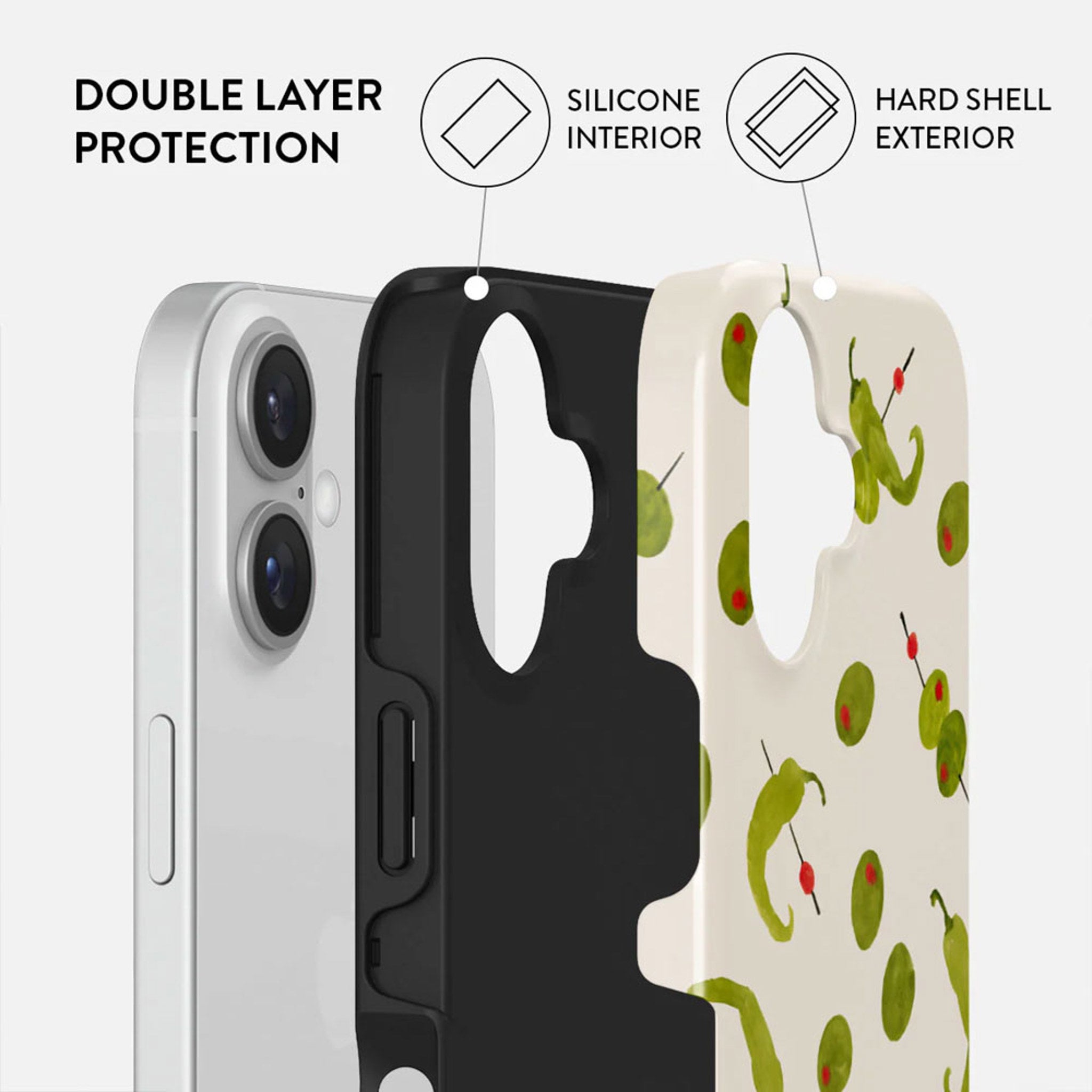 iPhone 16 Burga Tough Fashion Case - MagSafe Kompatibel - Aperitivo