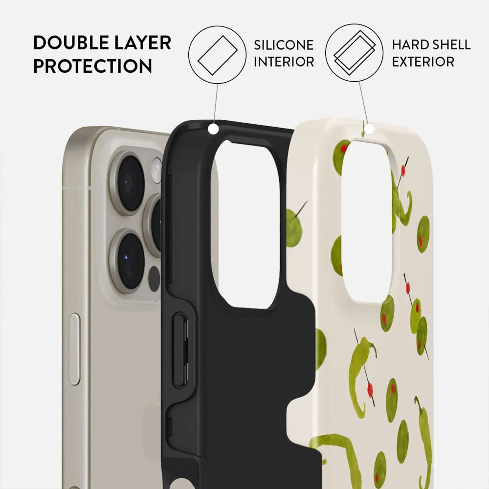 iPhone 16 Pro Burga Tough Fashion Case - MagSafe Kompatibel - Aperitivo